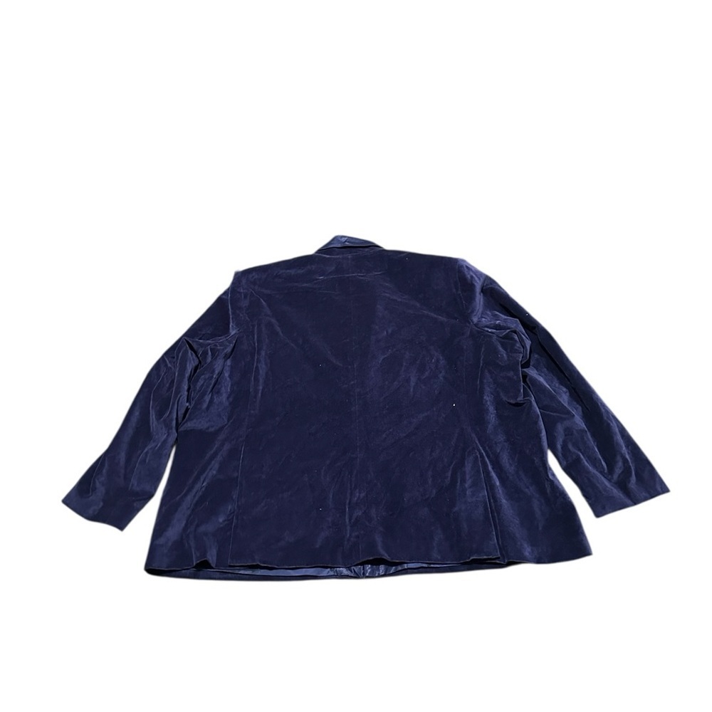 Frances Valentine Deep Blue Velvet men Blazer size 2XL - Picture 12 of 16